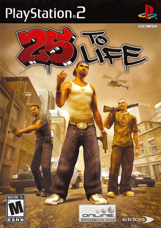 25 to Life box art for Playstation 2